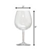 Leadingware Plastic Wine Glasses (Set of 4), Unbreakable Bpa Free Tritan 23Oz - Clear - Image 3