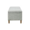 Marcie - Upholstered Storage Bench With Soft Close Lid - Blue - Image 7