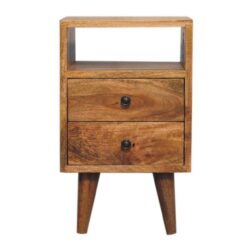 Mini Classic Open Nightstand - Oak