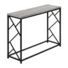 Accent Console Table For Entryway, Contemporary And Modern - Gray - Image 12