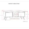 Hunter - TV Media Stand - Natural - Image 9