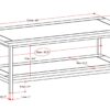Skyler - Coffee Table - Dark Cognac Brown - Image 7