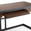Erina - Desk - Distressed Charcoal Brown - Image 7