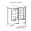 Connaught - Tall Storage Cabinet - Dark Chestnut Brown - Image 9