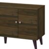 Amidon - TV Stand For TV's Up To 47.3", With 2 Storage Shelves & 1 Cabinet, Modern Entertainment Centre For TV In Living Room - Walnut - Image 4