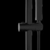 Shower System With Adjustable Slide Bar And Wall Mounted Square Shower Head - Matte Black - Image 6