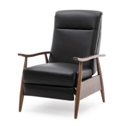 Fremont - Arm Push Back Recliner Chair - Black