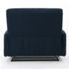 Alma - Contemporary Upholstered Loveseat Recliner - Navy Blue - Image 13