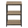 Accent Table, Side Contemporary & Modern - Taupe - Image 2