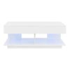 Extendable Coffee Table, Multifunctional Adjustable Coffee Table With Hidden Storage Space For Living Room - White - Image 8