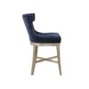 Carson - Counter Stool With Swivel Seat, Wingback - Navy - Image 9