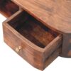 Lunar - Floating Console With 2 Drawer - Chestnut - Image 4