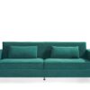 Aesthetic Sofas For Living Room, 3 Seater Couch With Classic Modern Appeal And Luxurious Soft Comfort, Easy To Maintain - Green - Image 3
