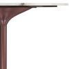 Osborne - Round Dining Table - White / Copper - Image 3
