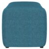 Upholstered Tufted Accent Bench Round Legs Peacock Living Room Furniture Bedroom - Peacock Blue - Image 7