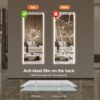 Frameless Full Length LED Mirror With 3 Color Changing Light And Explosion Proof Glass - Silver - Image 9