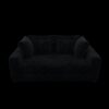 4 Seat Sofa, Convertible Deep Seat Sofa Lounge Chair For Living Room - Black - Image 9