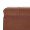 Wendover - Elegant Velvet Tufted Storage Bench With Lift Up Top And Birch Wood Legs - Ochre - Image 10