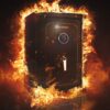 4.39 Cubic Ft Fireproof Safe Vault - Black - Image 9