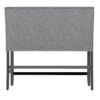 Glimm - Upholstered Bench With Back - Gray - Image 4