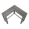 Corner Accent Console Table For Entryway, Contemporary And Modern - Gray - Image 5
