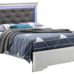 Full Bed Transitional Modern - Silver Champagne