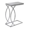 Accent Table, C - Shaped, Modern - Gray - Image 8