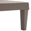 2 Piece Outdoor Chaise Lounges With Adjustable Backrest In Light Polypropylene Resin - Light Brown - Image 18