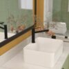 Rectangular Vessel Bathroom Sink 16" X 12" With Sleek Design - White - Image 6