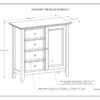 Amherst - Medium Storage Cabinet - Light Golden Brown - Image 2
