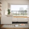 King Size Sleeper Sofa Bed, Pull Out Sofa Bed, 3 In 1 Convertible Sleeper Sofa, 3 Seat Couch With 2 Lumbar Pillows For Living Room - Beige - Image 7