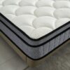 12" Queen Hybrid Mattress A Box, Pillow Top Bed Cushion With Gel Infused Memory Foam, Breathable And Hypoallergenic, Medium Firm For Lumbar Support - White / Gray - Image 2