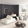 Light Oversized Modular Sectional Sofa Set - Beige - Image 4