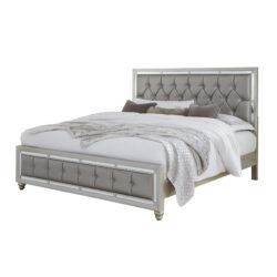 Chloe - King Bed - Gemstone Silver