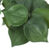 8" Tall, Artificial Plant, Alocasia, Indoor, Faux, Fake, Table, Greenery, Potted, Decorative (Set of 2) - Green / White - Image 3