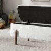 Sarna - Storage Bench - Ivory - Image 4