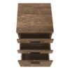 File Cabinet Rolling Mobile Storage Drawers Printer Stand For Office - Brown - Image 5