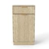 10 Gallon Tilt Out Trash Can Cabinet With Wave Textured Drawer - Oak - Image 15