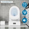 1 Piece Toilet With Dual Flush & Rimless Bowl - Glossy White - Image 13