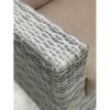 Wide Outdoor Loveseat With Frame And Cushions - Gray Mix - Image 5