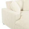 Oversized Chaise, Lounge Chair Classic Design, Soft Fabric, Durable Frame With Solid Wood Legs - Beige - Image 10