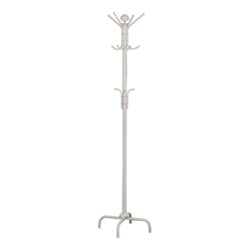 Free Standing Coat Rack 12 Hooks For Entryway - White