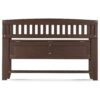 Acadian - Entryway Storage Bench With Shelf - Brown - Image 14