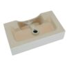 Rectangular Wall Mount Bathroom Sink With Single Faucet Hole And Overflow - White - Image 10