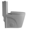 1 Piece Tornado Flush Toilet With Soft Close Seat And Dual Flush Siphonic S Trap - Light Gray - Image 17