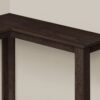 Corner Accent Console Table For Entryway, Contemporary & Modern - Espresso - Image 2