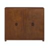 Sideboard, Buffet Cabinet With 2 Outlet Holes, Storage Cabinet For Entryway, Hallway, Living Room, Kitchen, Dining Room, Bedroom - Walnut - Image 10