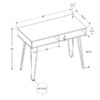 Computer Desk, Home Office, Laptop, Left, Right Set-Up, Storage Drawers, Work, Contemporary Modern - Taupe - Image 4