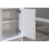 Almera - Electric Fireplace With Adjustable LED And Flame Settings - White - Image 7