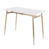 Marcel - Contemporary Counter Table - Gold / White - Image 3